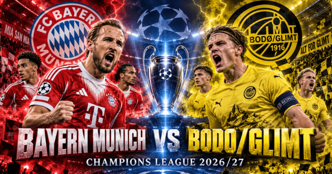 Màn đụng độ kịch tính Bayern Munich vs Bodo Glimt