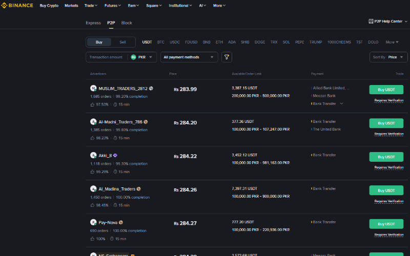 Sàn tiền ảo Binance