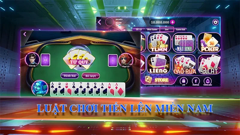 Luật chơi Tiến Lên Miền Nam phá đảo thị trường game bài online